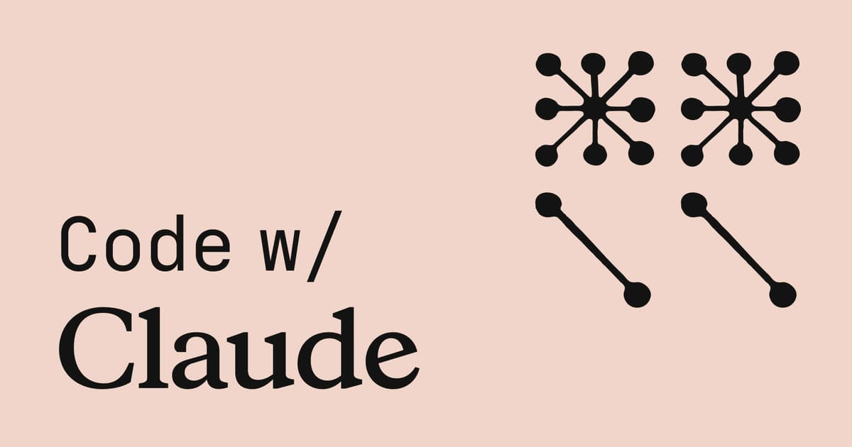 Code with Claude 🤖