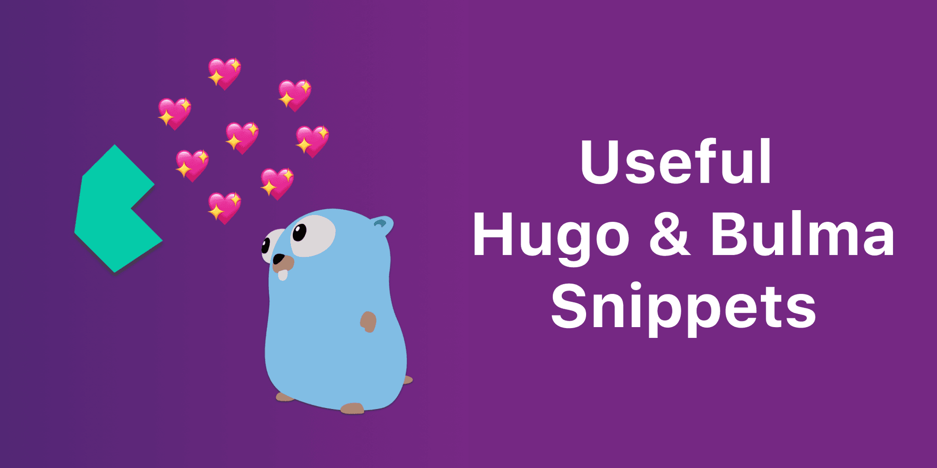 Useful Hugo & Bulma Snippets