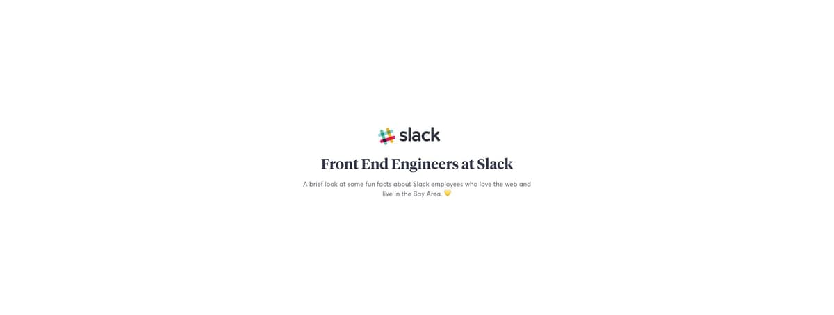 Slack FE Developers