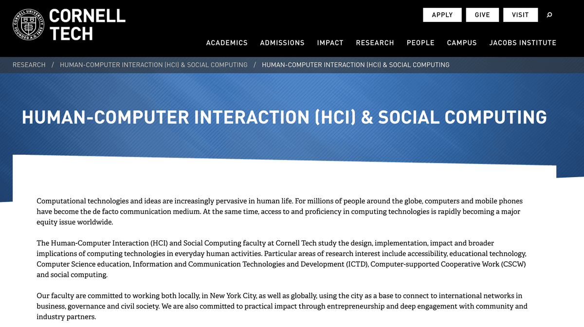 Assignment 3 - HCI & Design - Cornell Tech