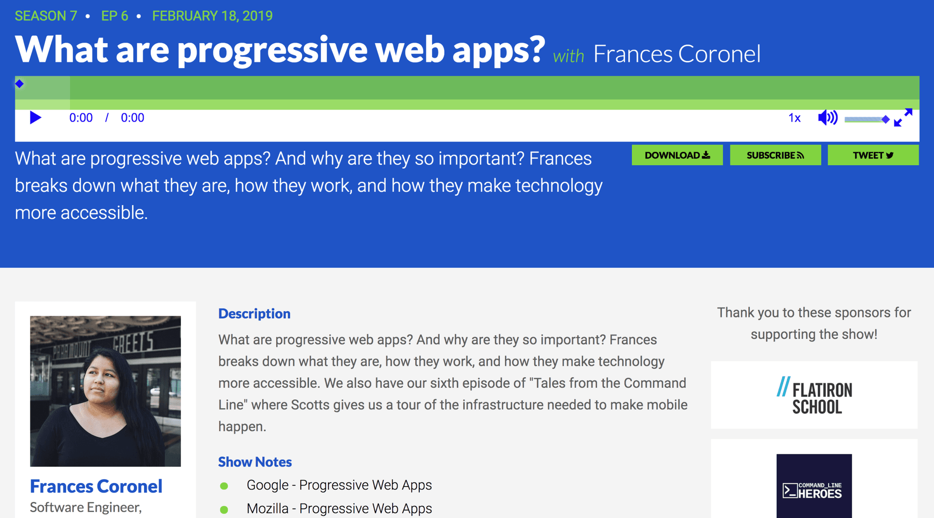 CodeNewbie Podcast - What Are Progressive Web Apps?
