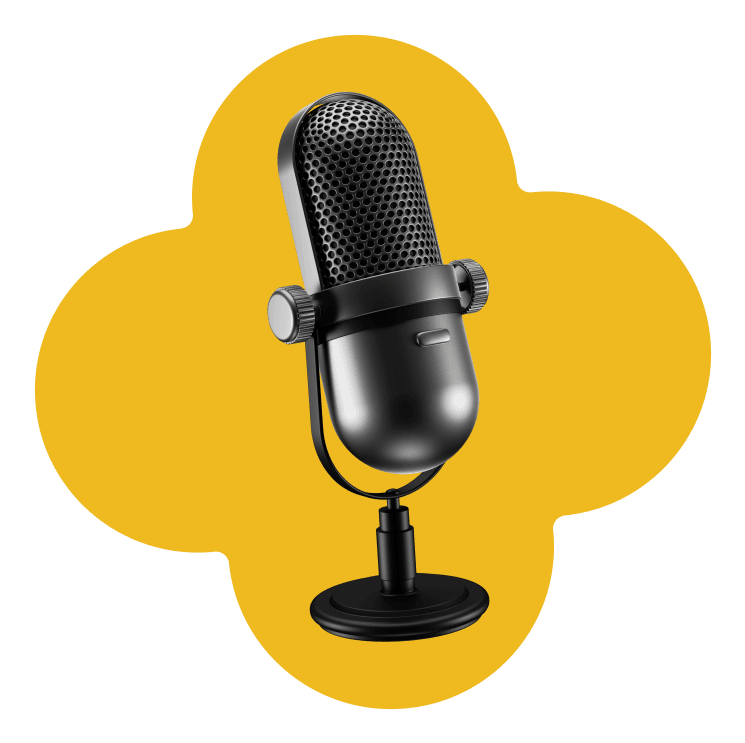 3D microphone illustration