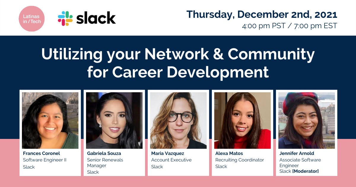 Utilizing your Network & Community for Career Development