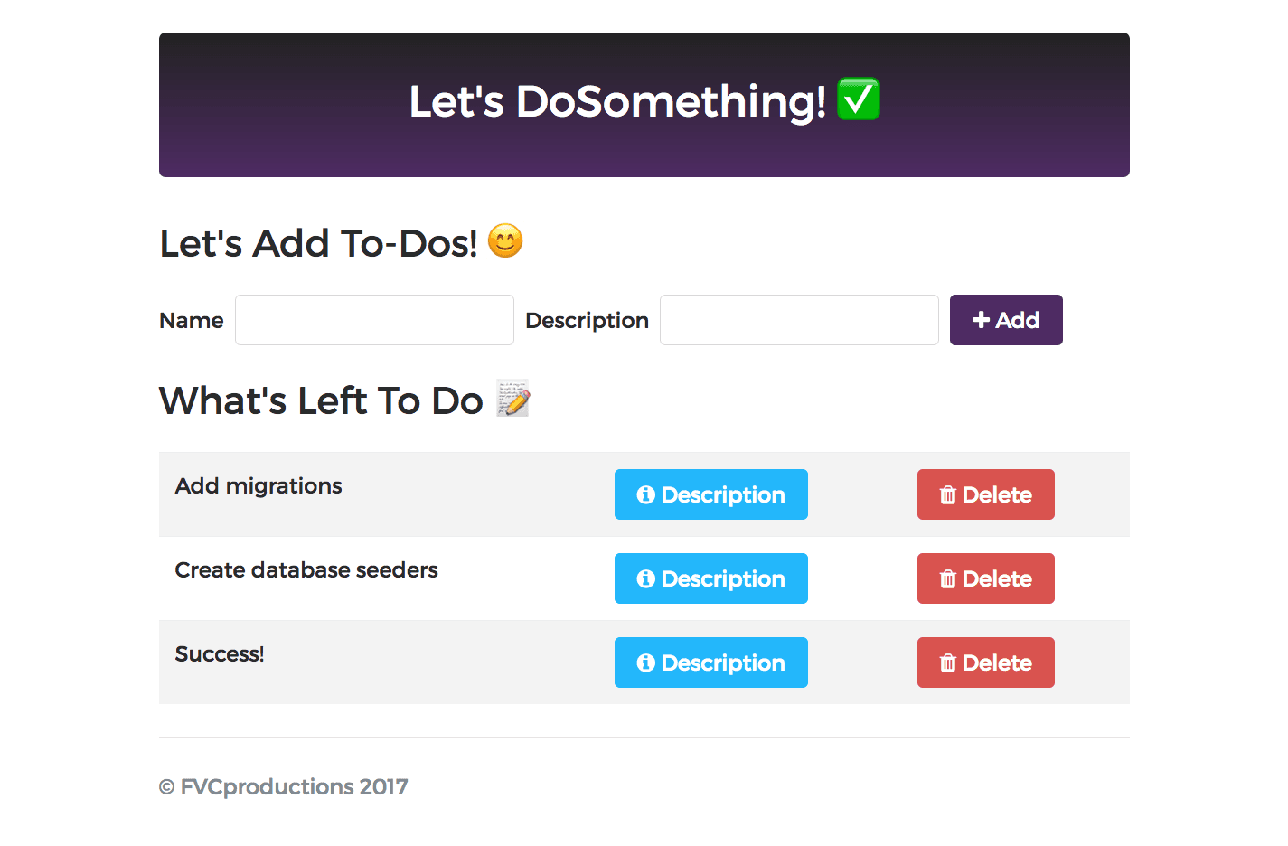Launch A Todo App Using Laravel Homestead