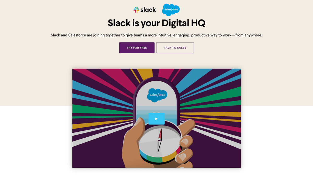 Salesforce Day 1 Web Campaign