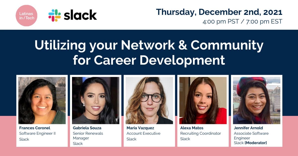 Utilizing your Network & Community for Career Development
